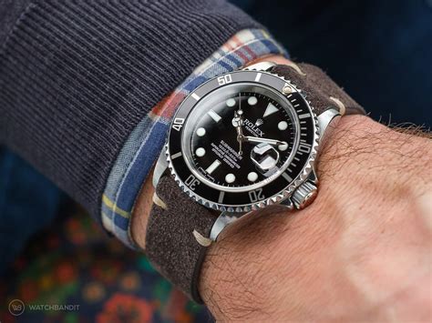 real rolex submariner strap.